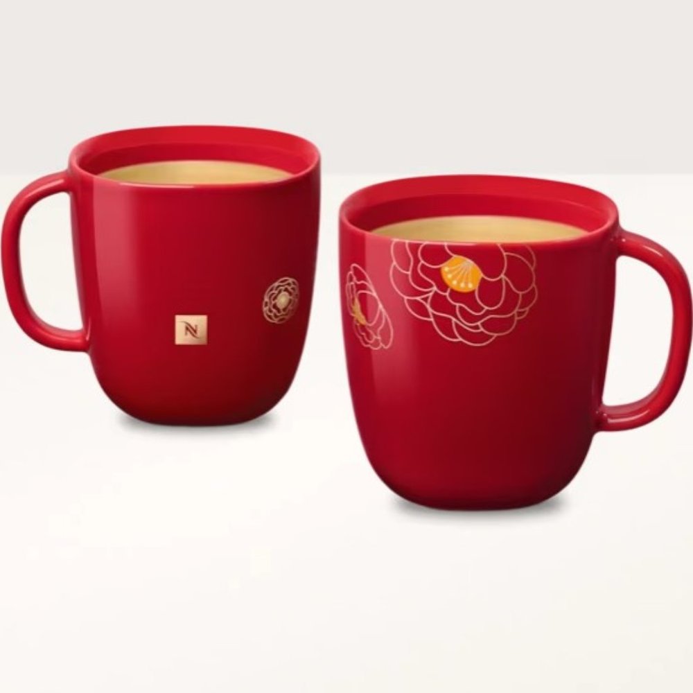 NWT Set of 2 Nespresso Limited Edition Lunar New Year Cups